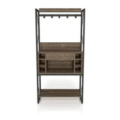 Orella Rustic Baker's Rack Reclaimed Oak - MiBasics -Online Furniture Store GUEST 1e2868d1 6bc4 430d b629 09e5b1a60797