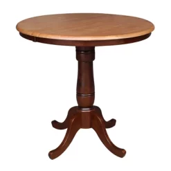 36" Round Counter Height Dining Table With 12" Leaf - International Concepts 14 36" Round Counter Height Dining Table With 12" Leaf - International Concepts -Online Furniture Store GUEST 1e29addf 3871 4c38 bb18 6afddbcfe1f8