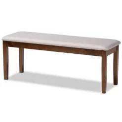 Teresa Fabric Upholstered And Wood Dining Bench - Baxton Studio 14 Teresa Fabric Upholstered And Wood Dining Bench - Baxton Studio -Online Furniture Store GUEST 1e684b51 e874 4302 8f09 d5bd38f3820d