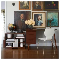 Leon Mid Century Desk Walnut - Angelo:HOME