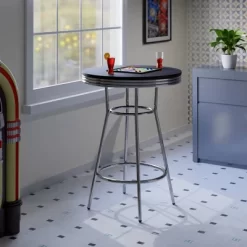 Summit Pub Table Bar Height Wood/Black/Bright Chrome - Winsome 11 Summit Pub Table Bar Height Wood/Black/Bright Chrome - Winsome -Online Furniture Store GUEST 1ec5897f 2a19 442d afc6 b35c8ed62478