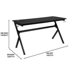 BlackArc Zulu Gaming Desk And Chair Set, Ergonomic Gaming Chair With USB Massage, Slide-Out Footrest, And Detachable Headrest Pillow -Online Furniture Store GUEST 1f312ca9 4cda 4cb2 b695 d7c3623cdf03