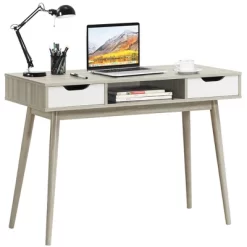Costway Computer Desk Writing Table W/ Drawers Laptop PC Workstation Home OakWalnut 21 Costway Computer Desk Writing Table W/ Drawers Laptop PC Workstation Home OakWalnut -Online Furniture Store GUEST 1ff00b1a 4ea1 42fa 8b31 15070cf7d539