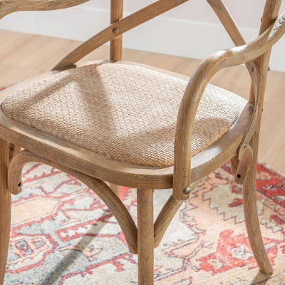 Helia Arm Chair Ash Gray - Linon 7 Helia Arm Chair Ash Gray - Linon - Image 7