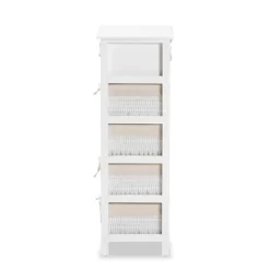 Madelia Wood 1 Drawer Storage Unit White - Baxton Studio -Online Furniture Store GUEST 204efb4f 6afe 4fd0 a8b1 29e22568a7d8