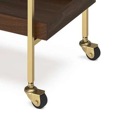 Moyer Bar Cart Cognac - WyndenHall 3 Moyer Bar Cart Cognac - WyndenHall - Image 3