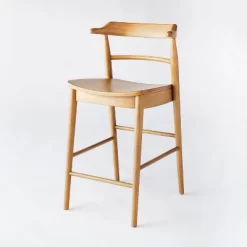 Kaysville Curved Back Wood Counter Height Barstool - Threshold™ Designed With Studio McGee 16 Kaysville Curved Back Wood Counter Height Barstool - Threshold™ Designed With Studio McGee -Online Furniture Store GUEST 2155e535 1936 45f3 b994 efad299aa5d4
