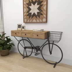 Farmhouse Metal Console Table Red - Olivia & May -Online Furniture Store GUEST 2195577d 79f3 4056 9805 a075a6544273