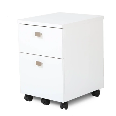 Interface 2 Drawer Mobile File Cabinet - South Shore 9 Interface 2 Drawer Mobile File Cabinet - South Shore - Image 9