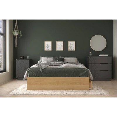 1 Door Nightstand - Nexera 2 1 Door Nightstand - Nexera - Image 2
