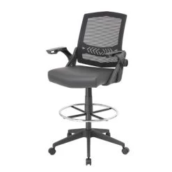 Drafting Stool With Flip Arms Mesh Black - Boss Office Products 9 Drafting Stool With Flip Arms Mesh Black - Boss Office Products -Online Furniture Store GUEST 29188bf4 96e5 4aba a714 838665251fab