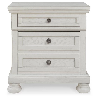 Robbinsdale 2 Drawer Nightstand White - Signature Design By Ashley 3 Robbinsdale 2 Drawer Nightstand White - Signature Design By Ashley - Image 3