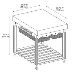 Geneva Kitchen Island - Powell Company 13 Geneva Kitchen Island - Powell Company -Online Furniture Store GUEST 2a38a0b6 a7b9 4151 80f1 d31c4c4cac43