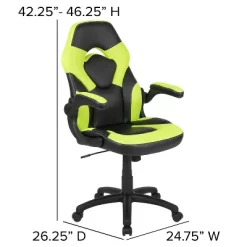 Flash Furniture Gaming Desk And Racing Chair Set With Cup Holder, Headphone Hook & 2 Wire Management Holes -Online Furniture Store GUEST 2b3c1518 923d 4c78 b7bb f6e3097cc5cd 1