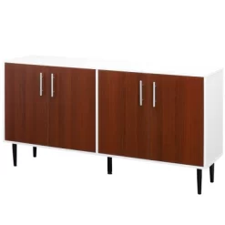 HOMCOM Modern Sideboard, Buffet Cabinet, Console Table With Adjustable Shelves, Anti-Topple Design, And Large Countertop, Brown -Online Furniture Store GUEST 2bd9b3f6 78e9 46ab a2f0 3c66c2224a02