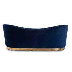 Nevena Velvet Sofa Blue - Baxton Studio -Online Furniture Store GUEST 2c9d64f8 a6bf 485b b171 28e88f809f99