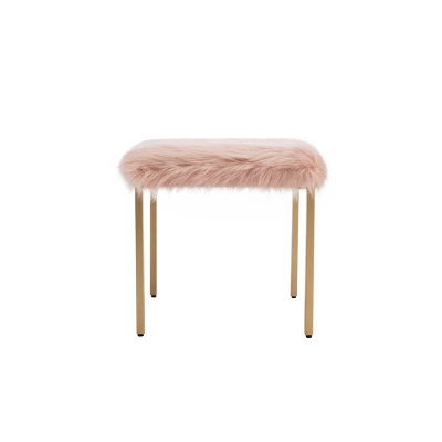 18" Square Metal Ottoman - WOVENBYRD 7 18" Square Metal Ottoman - WOVENBYRD - Image 7