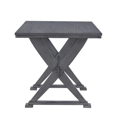 Mid-Century Wood 5-Piece Dining Table Set With 4 Upholstered Dining Chairs-ModernLuxe 7 Mid-Century Wood 5-Piece Dining Table Set With 4 Upholstered Dining Chairs-ModernLuxe - Image 7