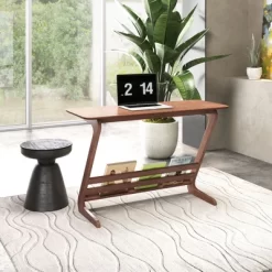 Lakeview MDF Desk Rubber Wood Walnut - ZM Home 13 Lakeview MDF Desk Rubber Wood Walnut - ZM Home -Online Furniture Store GUEST 2d6ba1c4 af5e 40a6 9f0d a849e893af76