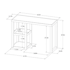 Carson Wood Writing Desk With Storage White - Threshold™ 5 Carson Wood Writing Desk With Storage White - Threshold™ -Online Furniture Store GUEST 2e25fab9 58e1 4d1d ab2f 351e9f9fb385