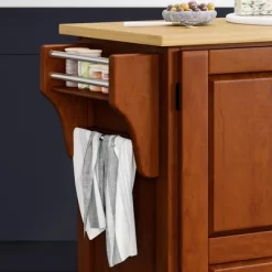 Create - A - Cart Kitchen Cart With Natural Top Cherry - Homestyles 21 Create - A - Cart Kitchen Cart With Natural Top Cherry - Homestyles -Online Furniture Store GUEST 2f1bbe7e 5371 4e89 a8e2 57f6415a5c26