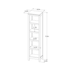 72" Carson Narrow Bookcase - Threshold -Online Furniture Store GUEST 2f5b1add e3dc 46cd a227 07b43a380bc4