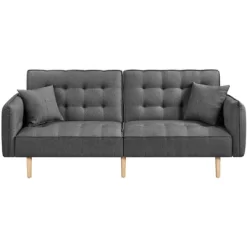 Yaheetech Convertible Sofa Bed Tufted Futon Couch With USB Ports For Living Room -Online Furniture Store GUEST 2fd0b25a facf 4a8c 93db 370161b6f807