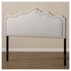 Nadeen Modern And Contemporary Fabric Headboard - Baxton Studio -Online Furniture Store GUEST 302945bb 0dfb 43e5 9fbf 547634c35f76