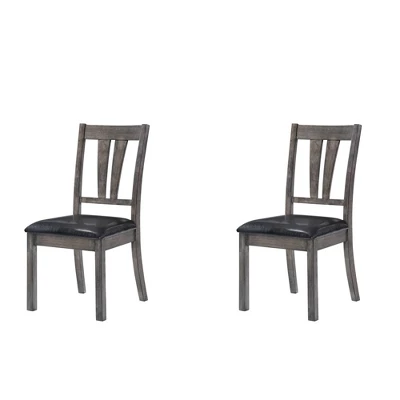 6pc Grayson Extendable Dining Table With Padded Seats Gray Oak - Picket House Furnishings 4 6pc Grayson Extendable Dining Table With Padded Seats Gray Oak - Picket House Furnishings - Image 4