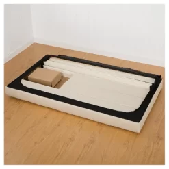 Twin Freemont Upholstered Platform Bed Black Espresso Sleep - Revolution -Online Furniture Store GUEST 306ca3a2 94a4 44db be5f 93eec2b5a976