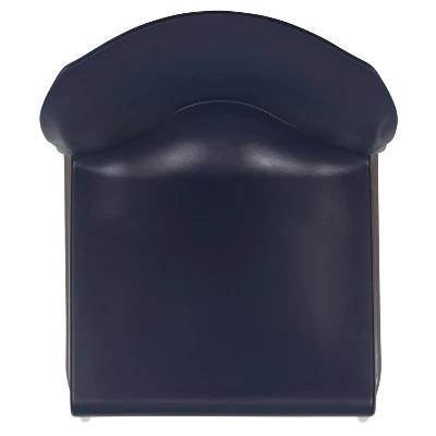 Flash Furniture HERCULES Series 880 Lb. Capacity Navy Full Back Contoured Stack Chair With Gray Powder Coated Sled Base 8 Flash Furniture HERCULES Series 880 Lb. Capacity Navy Full Back Contoured Stack Chair With Gray Powder Coated Sled Base - Image 8