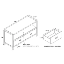 Peggy TV Stand For TVs Up To 50" White - Linon -Online Furniture Store GUEST 31dad642 9aa6 42cc 9a50 6dea98b432b9