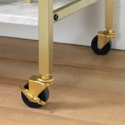 Maliza Bar Cart With Wine Bottle Storage And Wine Glass Rack - South Shore -Online Furniture Store GUEST 32bc6fd3 0039 46ff a5d2 bbf1009a637f