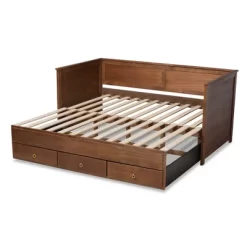 Twin To King Thomas Expandable Daybed With Storage Drawers - Baxton Studio -Online Furniture Store GUEST 32cf7430 cbf6 40e7 b476 2c80548b6585