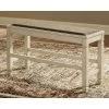 Bolanburg Counter Height Dining Room Bench Antique White - Signature Design By Ashley
