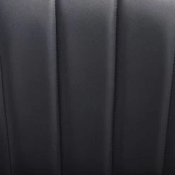 55 Downing Street Metal Bar Stool Black Gold 25" High Mid Century Modern Faux Leather Cushion With Backrest Footrest For Kitchen Counter Height Island -Online Furniture Store GUEST 33c4b981 de22 4c5b bc23 7521451e7d25