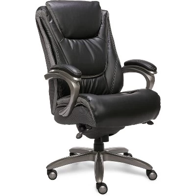 Big & Tall Smart Layers Premium Ultra Executive Chair Bliss Black Bonded Leather - Serta 4 Big & Tall Smart Layers Premium Ultra Executive Chair Bliss Black Bonded Leather - Serta - Image 4