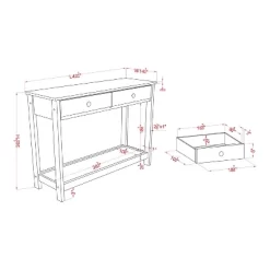 Clonard Wooden Sofa Table Gray - HOMES: Inside + Out 5 Clonard Wooden Sofa Table Gray - HOMES: Inside + Out -Online Furniture Store GUEST 342fa7ad 1665 43f3 af9e ada830057a5c