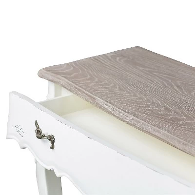 Bourbonnais Wood Traditional French Console Table - Baxton Studio 4 Bourbonnais Wood Traditional French Console Table - Baxton Studio - Image 4