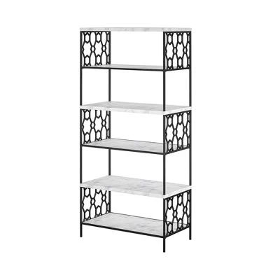 Ella 5 Shelf Bookcase - CosmoLiving By Cosmopolitan 8 Ella 5 Shelf Bookcase - CosmoLiving By Cosmopolitan - Image 8