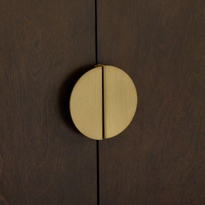 Blair Bar Cabinet Dark Brown/Gold - Crosley 9 Blair Bar Cabinet Dark Brown/Gold - Crosley - Image 9