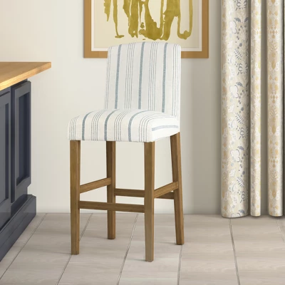 29" Curved Top Barstool - HomePop 7 29" Curved Top Barstool - HomePop - Image 7