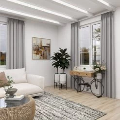 Farmhouse Metal Console Table Red - Olivia & May -Online Furniture Store GUEST 380dee1c f529 44a3 8f97 143abd32b416