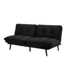 Finley Convertible Futon Sofa Bed Black - Serta -Online Furniture Store GUEST 38121e83 dc94 4283 b7b0 041ee87cf536