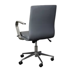 Emma And Oliver Modern Upholstered Mid-Back Home Office Chair With Arms And 5 Star Base -Online Furniture Store GUEST 389ee153 a198 4521 bea6 40f016f357fe