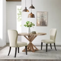 Set Of 2 Savoy Upholstered Dining Armless Chairs - Alaterre Furniture -Online Furniture Store GUEST 38a4508b a2f6 4d09 9c72 3ebc3921af96