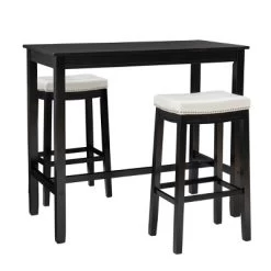 3pc Claridge Bar Height Dining Set - Linon -Online Furniture Store GUEST 3a977980 b1c8 43bf b4de 4b583288bd07