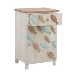 Salina Side Table White - Powell Company