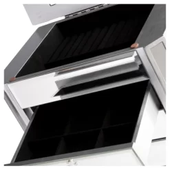 Melanie 7 Drawer Glam Jewelry Armoire Mirrored/Brushed - Aiden Lane 14 Melanie 7 Drawer Glam Jewelry Armoire Mirrored/Brushed - Aiden Lane -Online Furniture Store GUEST 3b8096d4 4555 4f4d b0b0 1d44f0f2e14e