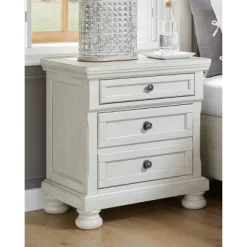 Robbinsdale 2 Drawer Nightstand White - Signature Design By Ashley